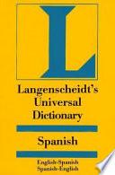 Langenscheidt Diccionario Universal, Inglés-español, Español-inglés