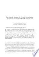 Las «Actas de Fidelidad» de 1815 en la Nueva España: una tipología documental en favor de Fernando VII