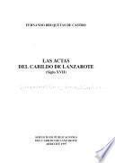 Las Actas del Cabildo de Lanzarote (siglo XVII)