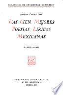 Las cien mejores poesías líricas mexicanas