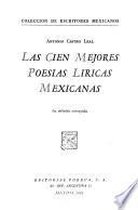 Las cien mejores poesías líricas mexicanas