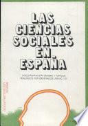 Las ciencias sociales en España