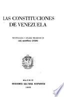 Las Constituciones de Venezuela