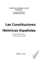 Las constituciones históricas españolas