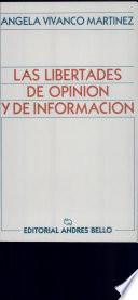 Las libertades de opinión y de información