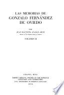Las memorias de Gonzalo Fernández de Oviedo