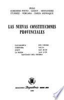 Las Nuevas constituciones provinciales