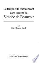 Le temps et le transcendant dans l'œuvre de Simone de Beauvoir