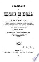 Lecciones de historia de Espana. 5. ed