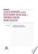 Lecciones sobre Estado social y derechos sociales