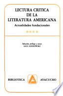 Lectura crítica de la literatura americana: Actualidades fundacionales