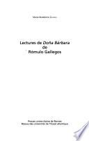 Lectures de Doña Bárbara de Romulo Gallegos