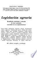 Legislación agraria