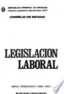 Legislación laboral: Indice cronológico (1830-1975)
