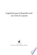Legislación para el desarrollo rural