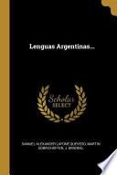 Lenguas Argentinas...