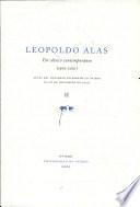 Leopoldo Alas, un clásico contemporáneo (1901-2001)