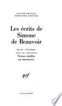 Les écrits de Simone de Beauvoir