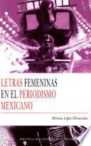Letras femeninas en el periodismo mexicano