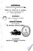 Leyenda história-política-militar-administrativa-relijiosa del Peñon de Velez de la Gomera