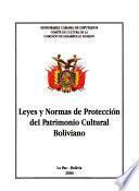 Leyes y normas de protección del patrimonio cultural boliviano