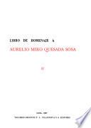 Libro de homenaje a Aurelio Miró Quesada Sosa