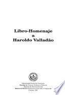 Libro-homenaje a Haroldo Valladão