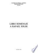 Libro homenaje a Rafael Soler