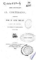 Libro intitulado El Cortesano ; Libro de motes de damas y caballeros