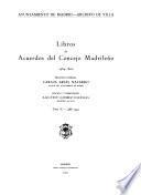 Libros de acuerdos del Concejo madrileño, 1464-1600: 1486-1492