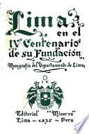 Lima en el IV centenario de su fundación