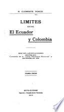 Límites entre el Ecuador y Colombia