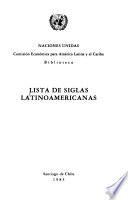 Lista de siglas latinoamericanas