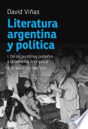 Literatura Argentina y realidad política I