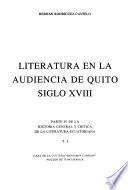 Literatura en la audiencia de Quito, siglo XVIII