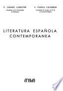 Literatura española contemporánea