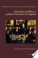 Literatura política y política literaria en España