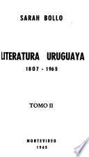 Literatura uruguaya, 1807-1965