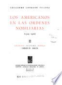 Los americanos en las órdenes nobiliarias (1529-1900)