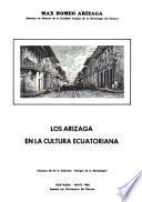 Los Arízaga en la cultura ecuatoriana