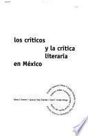 Los críticos y la crítica literaria en México