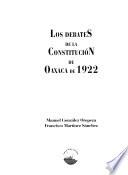 Los debates de la Constitución de Oaxaca de 1922