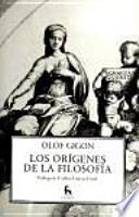 Los Origenes De La Filosofia Griega / The Origin of Greek Philosophy