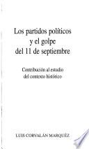 Los partidos políticos y el golpe del 11 de septiembre