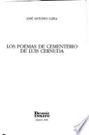 Los poemas de cementerio de Luis Cernuda
