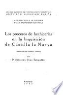 Los procesos de hechicerías en la Inquisición de Castilla la Nueva