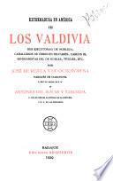 Los Valdivia, sus ejecutorias de nobleza, caballeros de órdenes militares, Carlos III, seminaristas del de nobles, títulos, etc