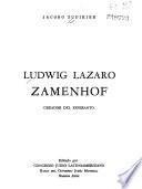 Ludwig Lázaro Zamenhof : creador del Esperanto