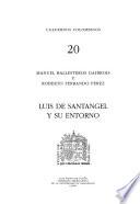 Luis de Santángel y su entorno