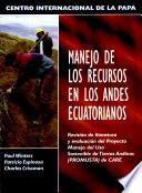 Manejo de los recursos en los andes ecuatorianos